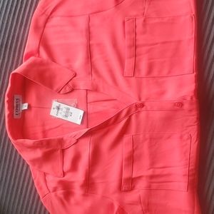 Express long sleeve portofino blouse